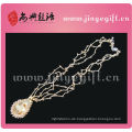 Chinese Jewelry Style Geflochtene Knotted Handmade Stoff Halskette